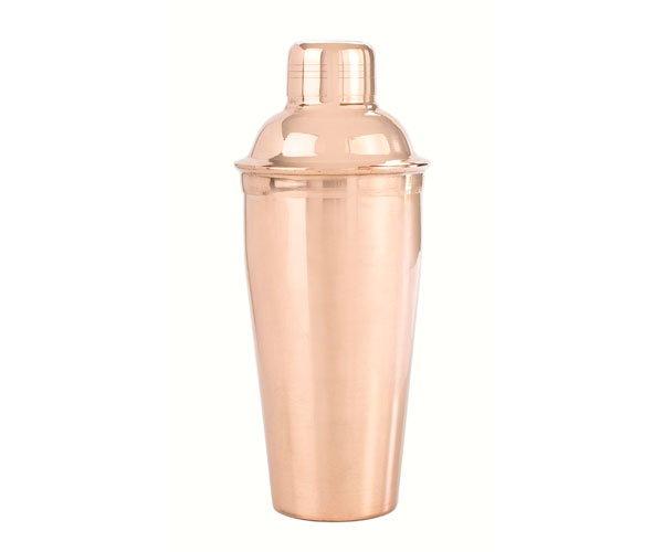 Ac6014 28 Oz Shaker Bottle - Smooth Ss With Copper Plating