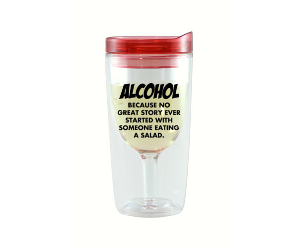 Ac1000-d4 Because No Great Story Wine Tumbler