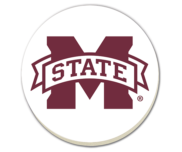Counter Art Cart16381 4 In. Mississippi State Beverage Coaster - Pack Of 4