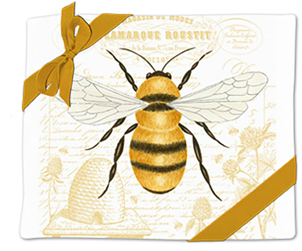 Ac34492 24 X 36 In. Honey Bee Flour Sack Towel - Set Of 2