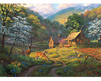 Om80045 Country Blessings Puzzle, 1000 Piece