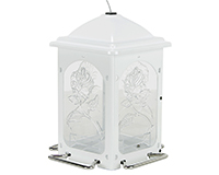 Hs3527 Meadow Rose Feeder, White Pearl