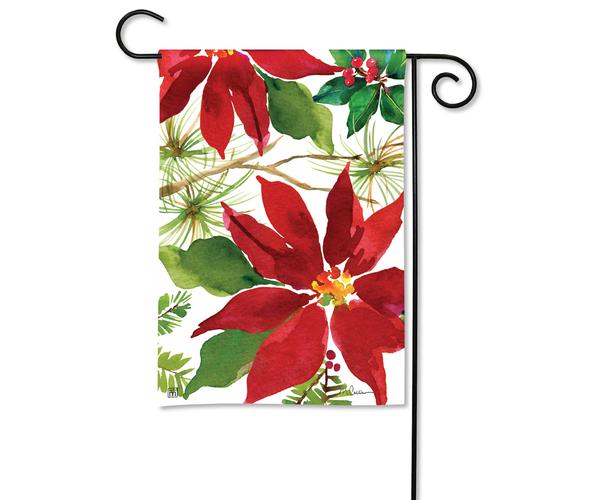 Magnet Works Mail31777 Pretty Poinsettia Garden Flag