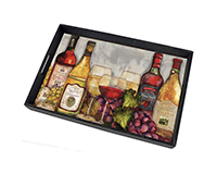 Counter Art Cart80549 Wine Time Serving Tray