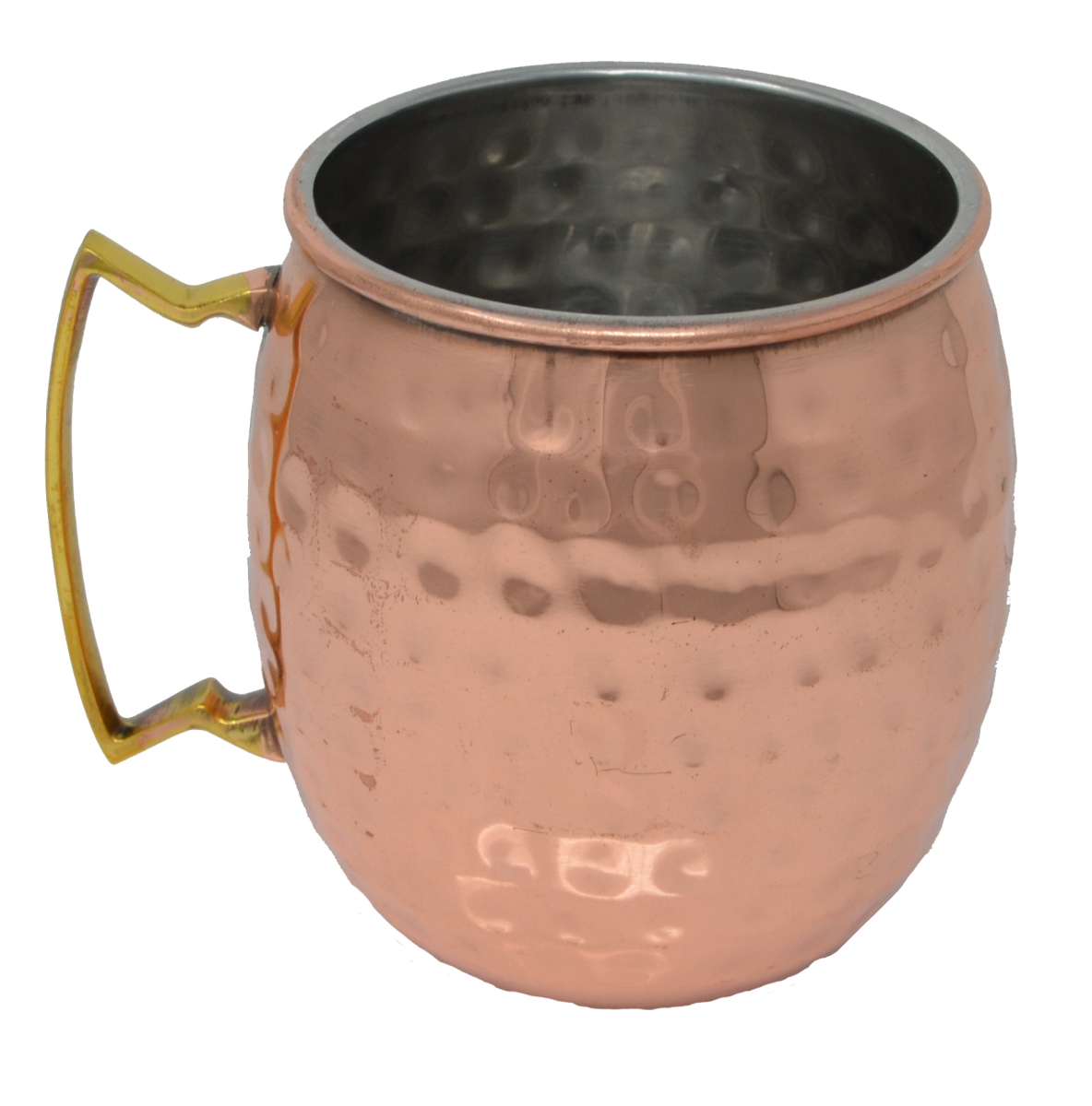 Ac6015 16 Oz Copper Clad Moscow Mule Mug - Hammered