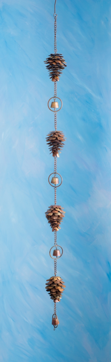 Ancientag86025 Pine Cone Flamed Hanging Ornament