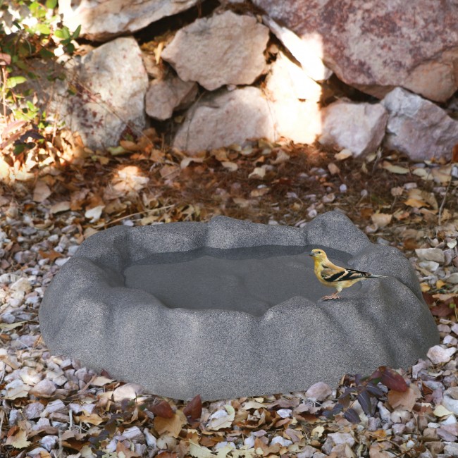 K&h Manufacturing Kh9006 Heated Thermo-bird Bath, Gray