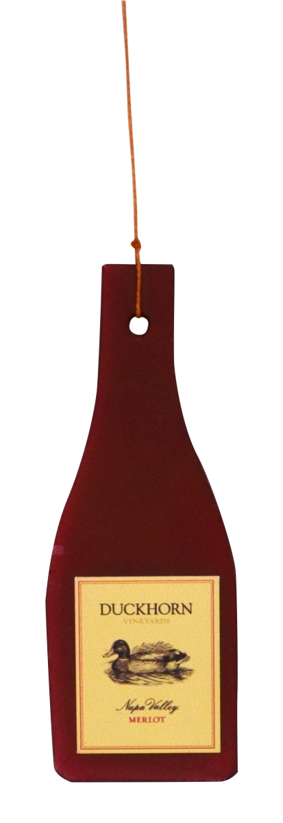 Geblueb2 Maroon Wine Bottle Glass Piece