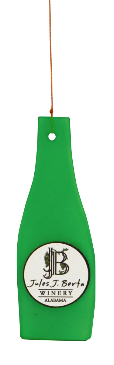 Geblueb3 Green Wine Bottle Glass Piece