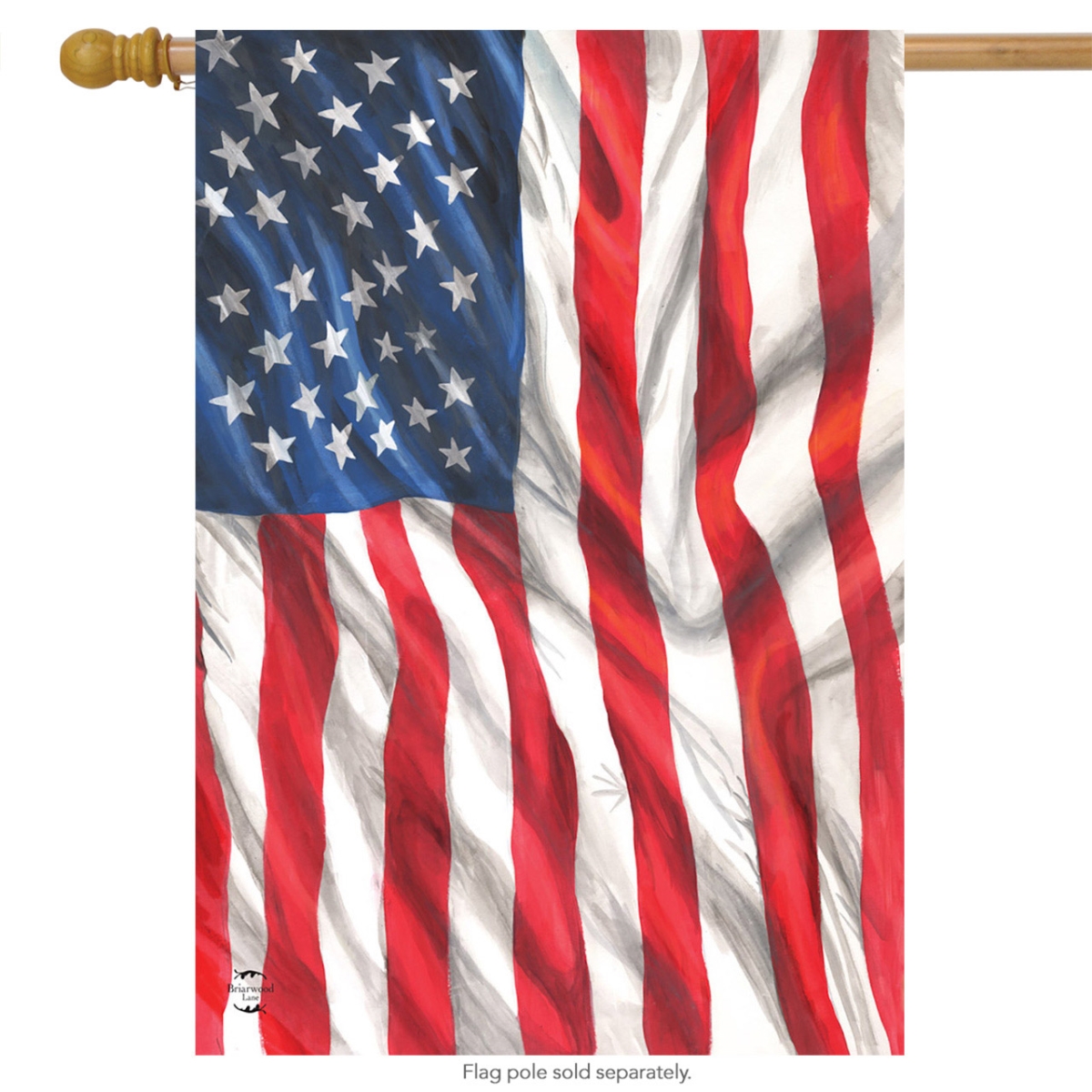 Blh00590 American Flag House Flag