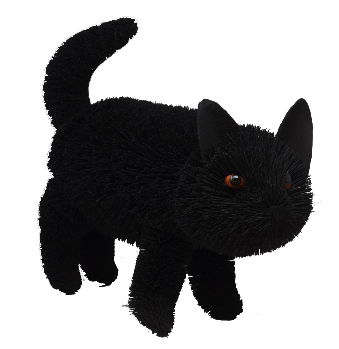 Brush01881 16 In. Black Cat Standing Figurines
