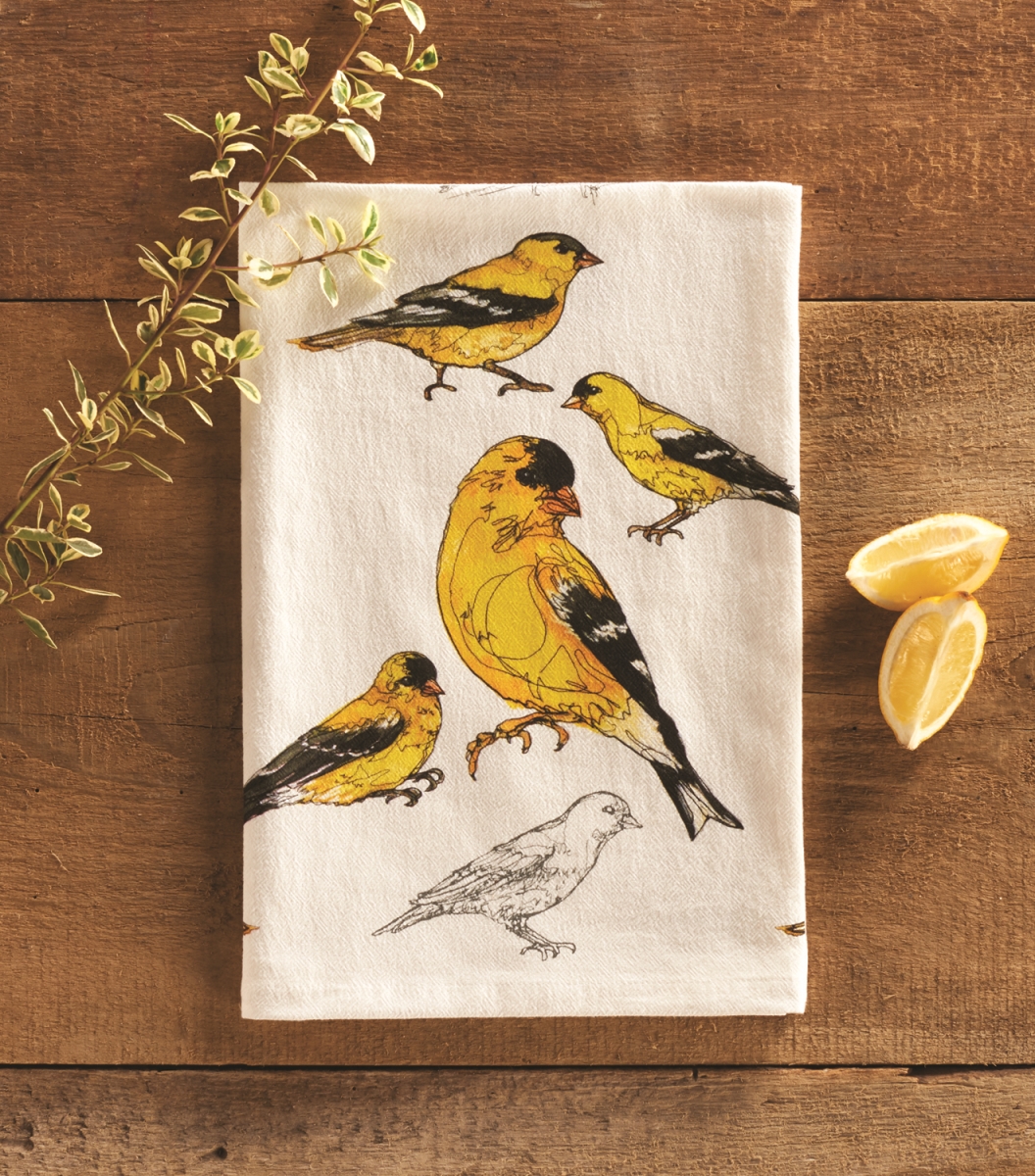 Magnet Works Mailfg2002 Field Guide Goldfinch Towel