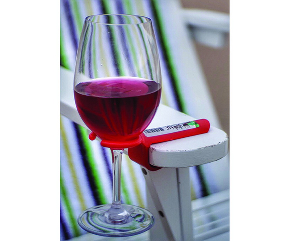 Whrd8193 Wine Glass Holder Hook, Red