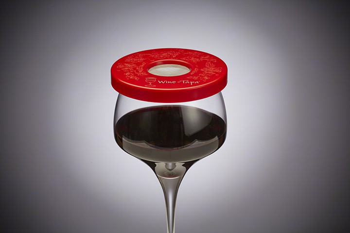 Wtred Wine Glass Cover, Red