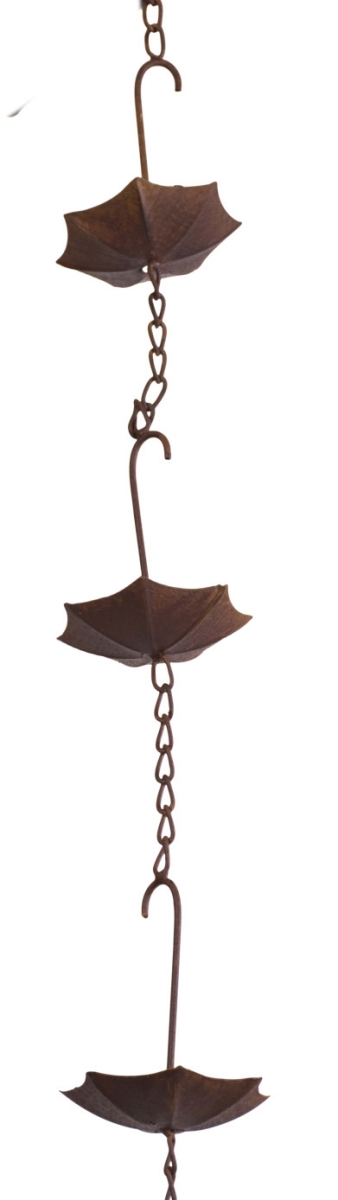 Wspwx15704 72 In. Rain Metal Chain With 9 Inverted Umbrella Design