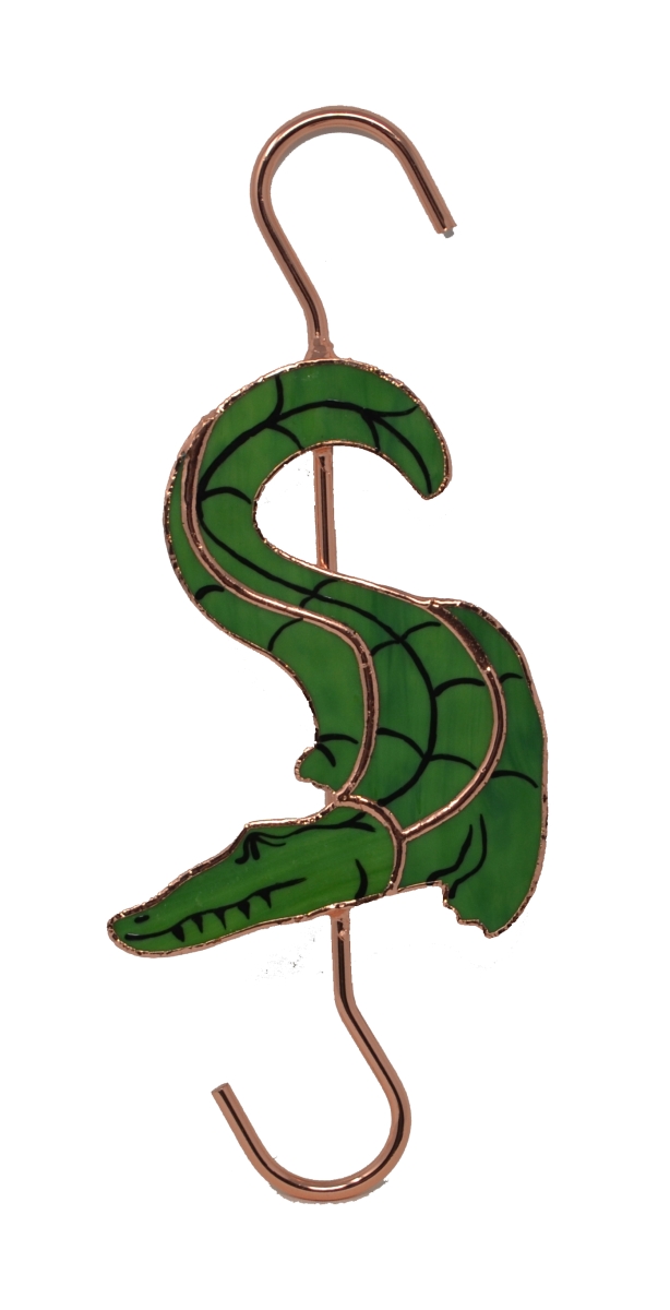 Ge322 Alligator Stained Glass Hook