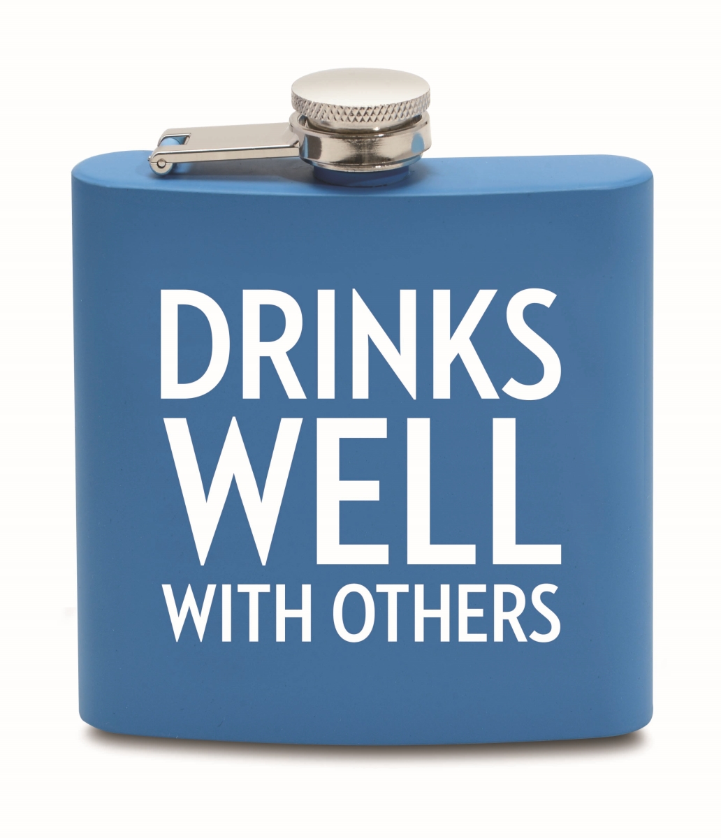 26815 6 Oz Drinks Well With Others Flask