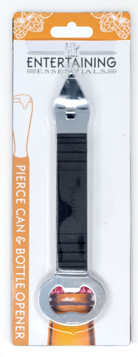 Ee110 Pierce Can & Bottle Opener With Handle, Black