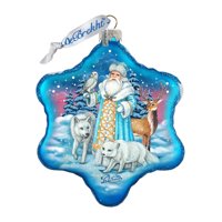 754-011 Santas Polar Story Snowflake Ornament