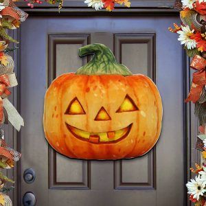 8158414-2h Stacking Pumpkins Door Hanger