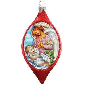 757-022r Angelic Touch Drop Ornaments