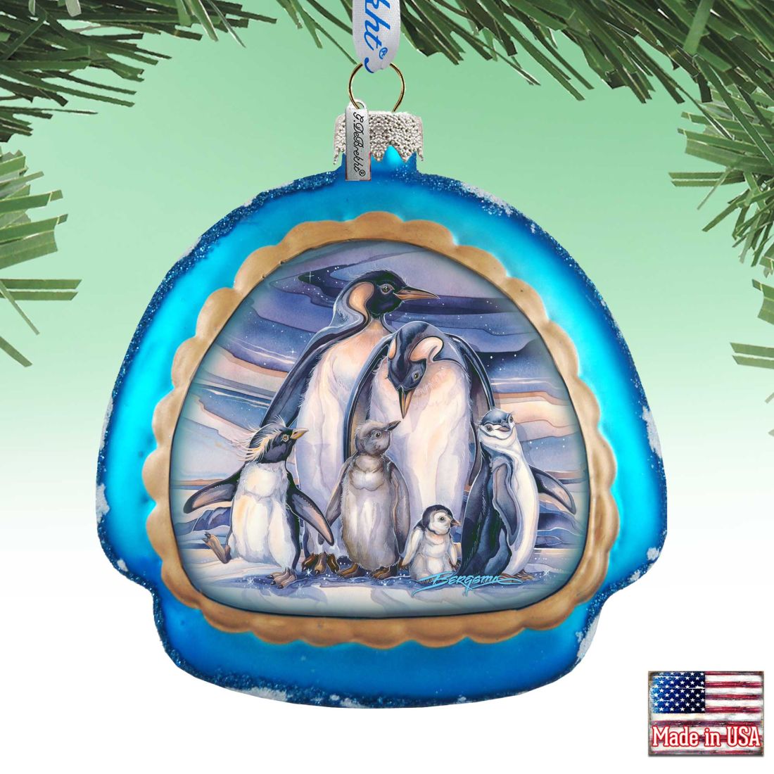 Picture of G.DeBrekht 756-659-JB 4 x 3.5 in. Sno Buddy Like You Glass Ornaments