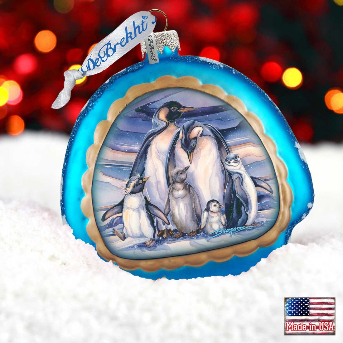 Picture of G.DeBrekht 756-659-JB 4 x 3.5 in. Sno Buddy Like You Glass Ornaments