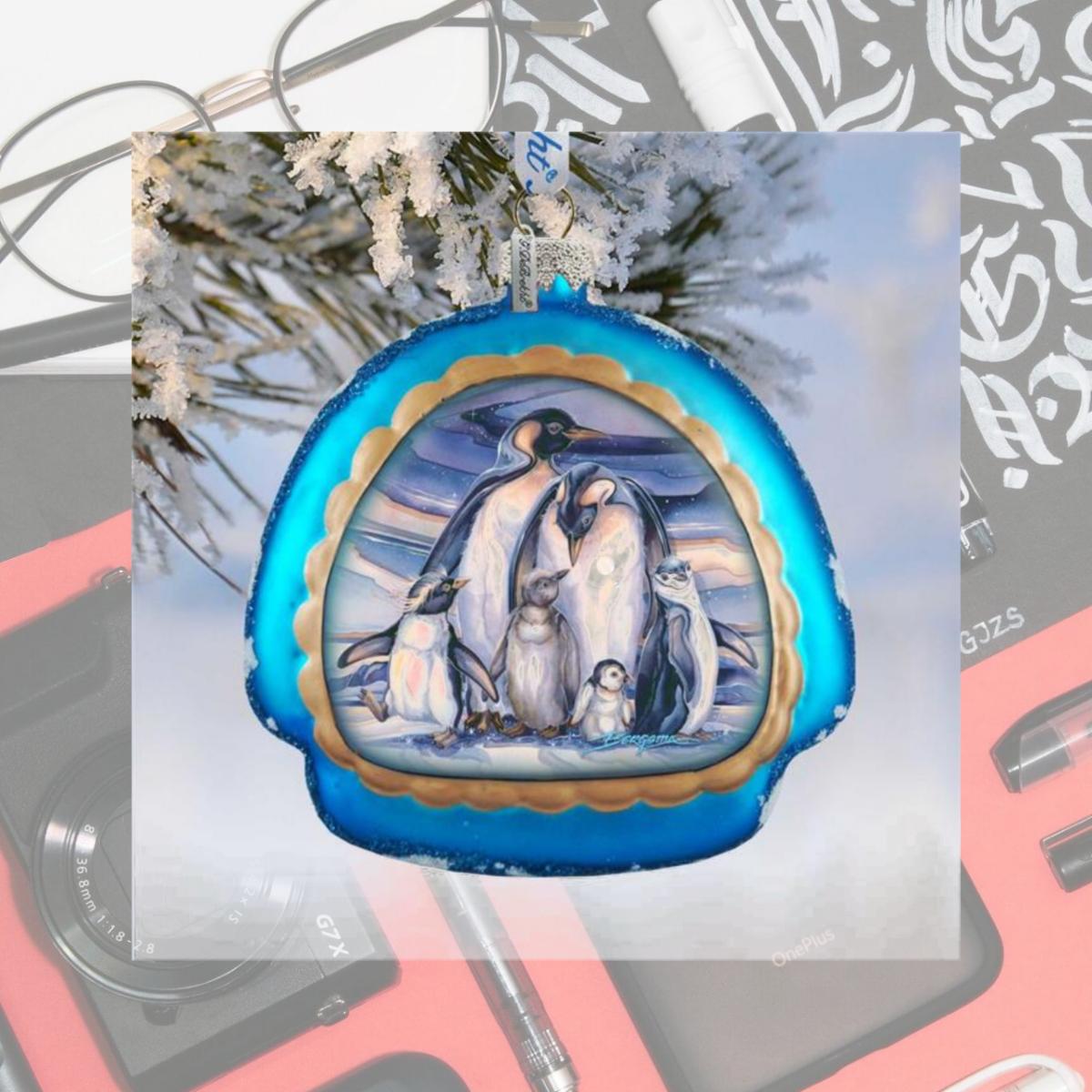 Picture of G.DeBrekht 756-659-JB 4 x 3.5 in. Sno Buddy Like You Glass Ornaments