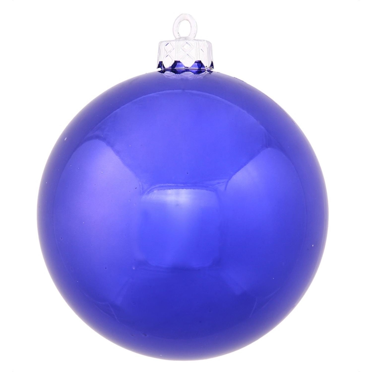31749479 Shiny Cobalt Uv Resistant Commercial Drilled Shatterproof Christmas Ball Ornament - 2.75 In.