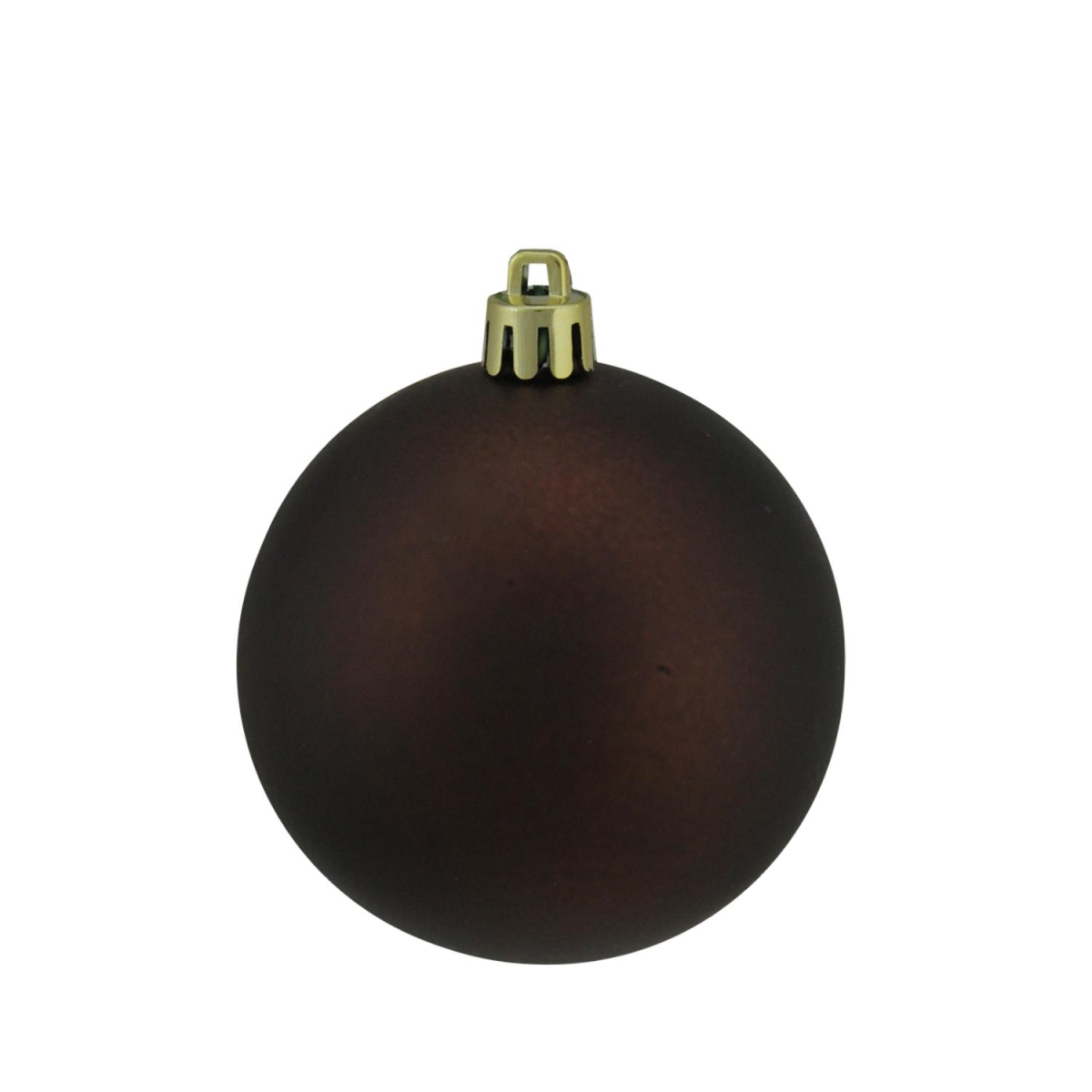 31749131 Matte Copper Uv Resistant Commercial Drilled Shatterproof Christmas Ball Ornament - 2.75 In.