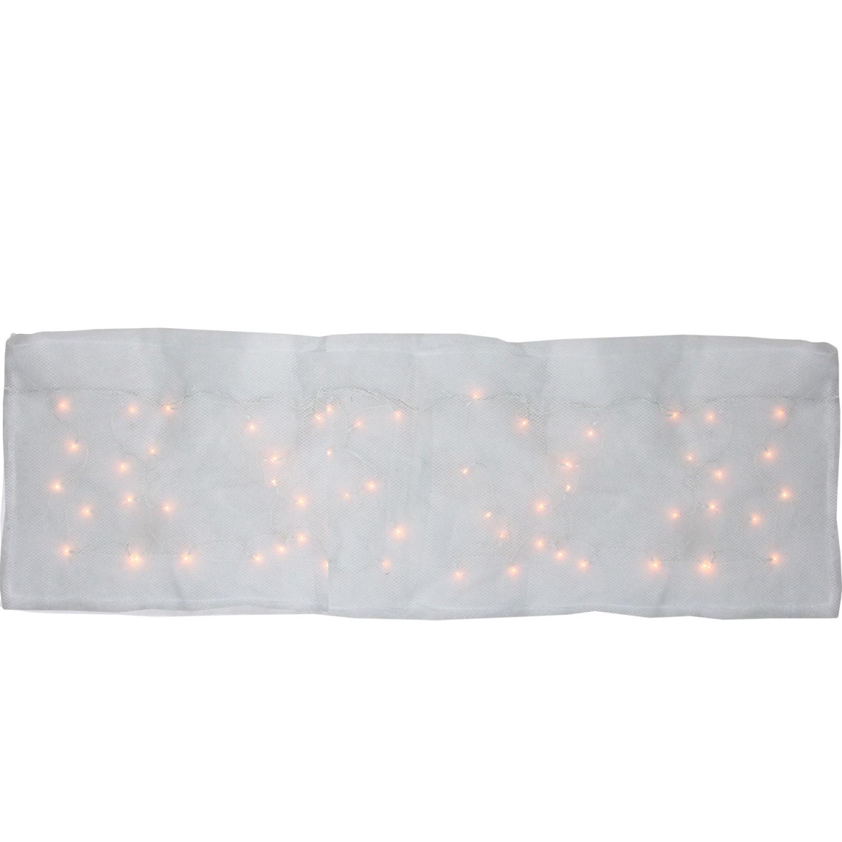32584715 8 Function Led Illuminated Snow Blanket For Mantle Or Christmas Village Display
