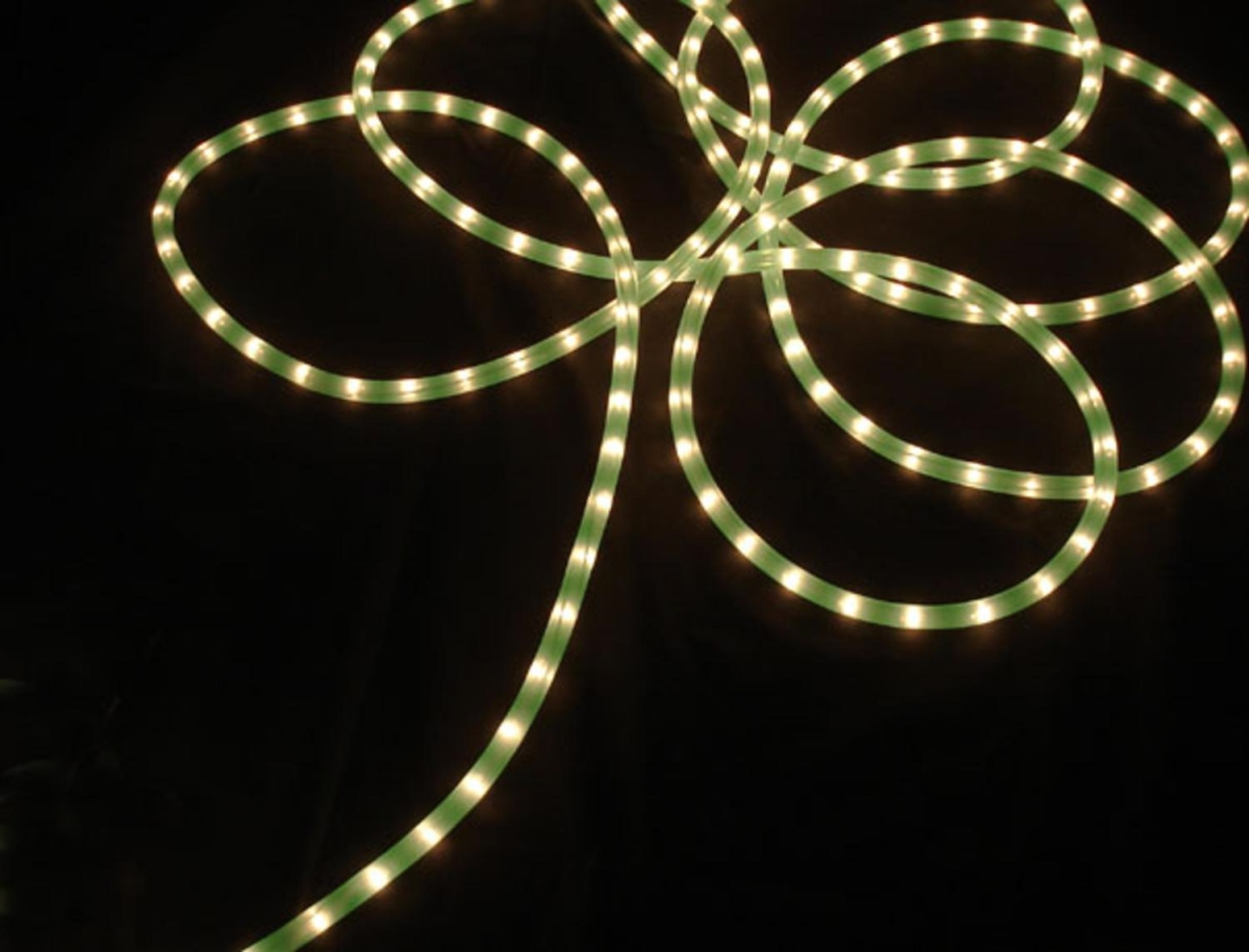 6452140 18 Ft. Lime Green Indoor & Outdoor Christmas Rope Light Decoration
