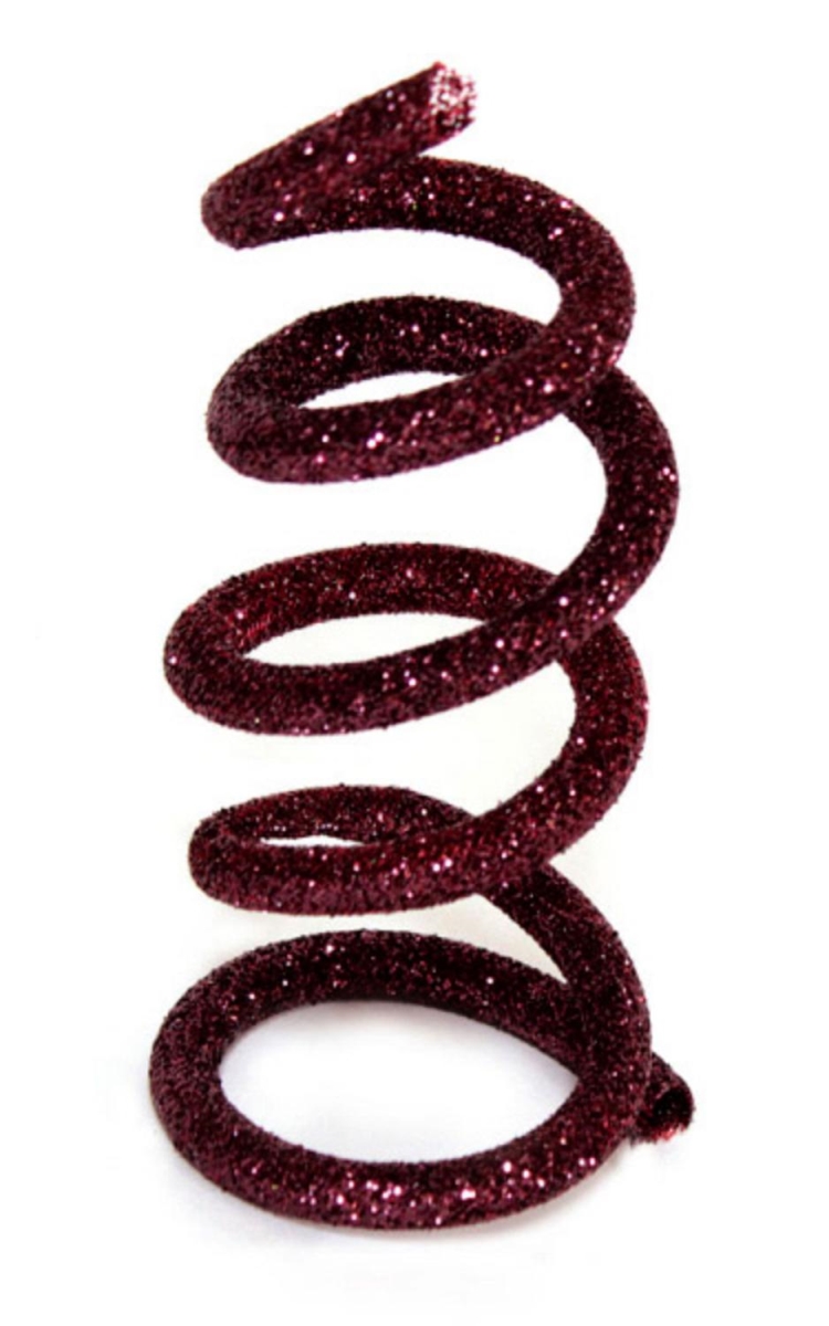 UPC 746427522113 product image for 31105519 30 ft. Enchanted Forest Burgundy Glitter Wired Christmas Tube Garland | upcitemdb.com