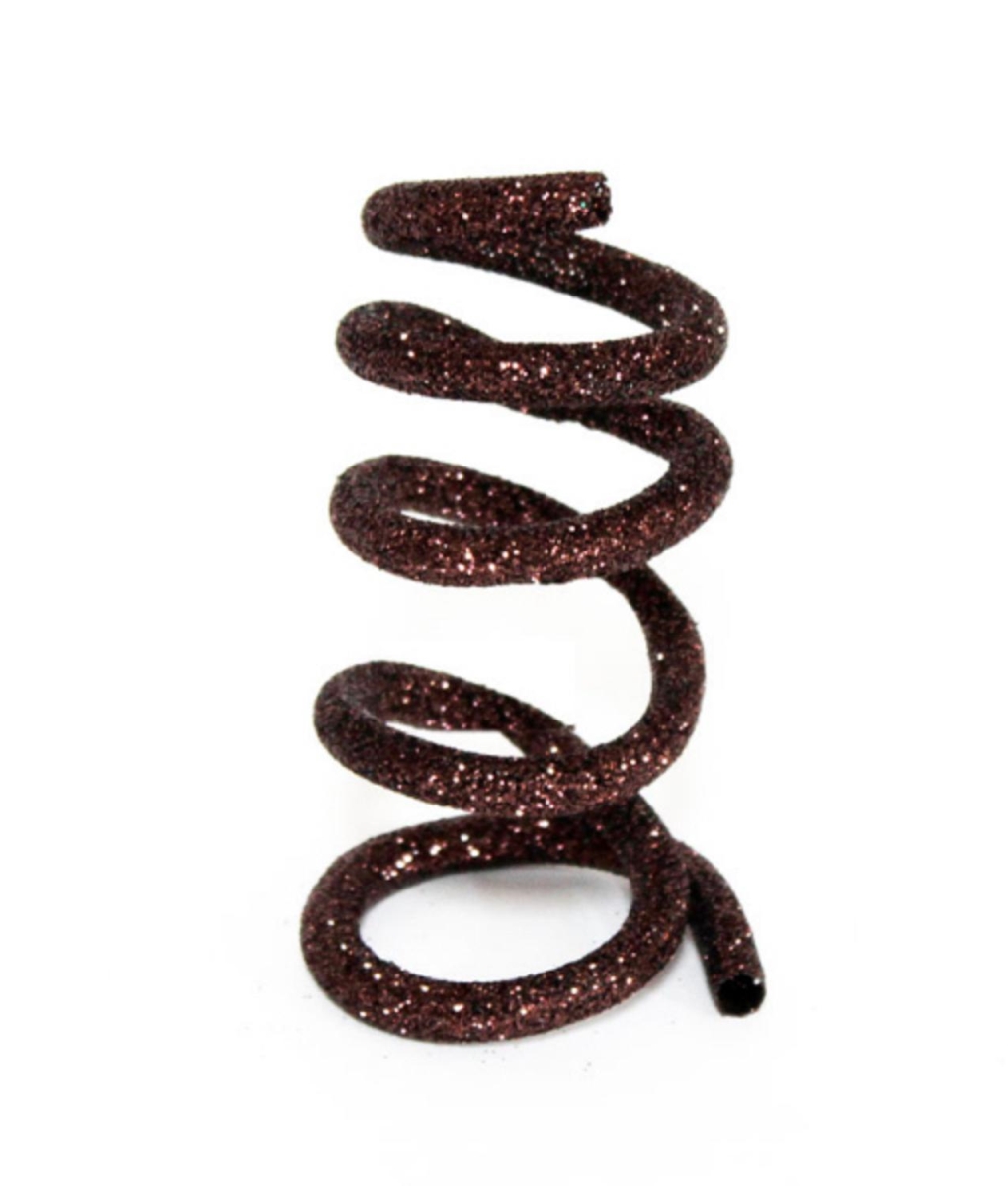 UPC 746427522137 product image for 31105518 30 ft. Enchanted Forest Brown Glitter Wired Christmas Tube Garland | upcitemdb.com