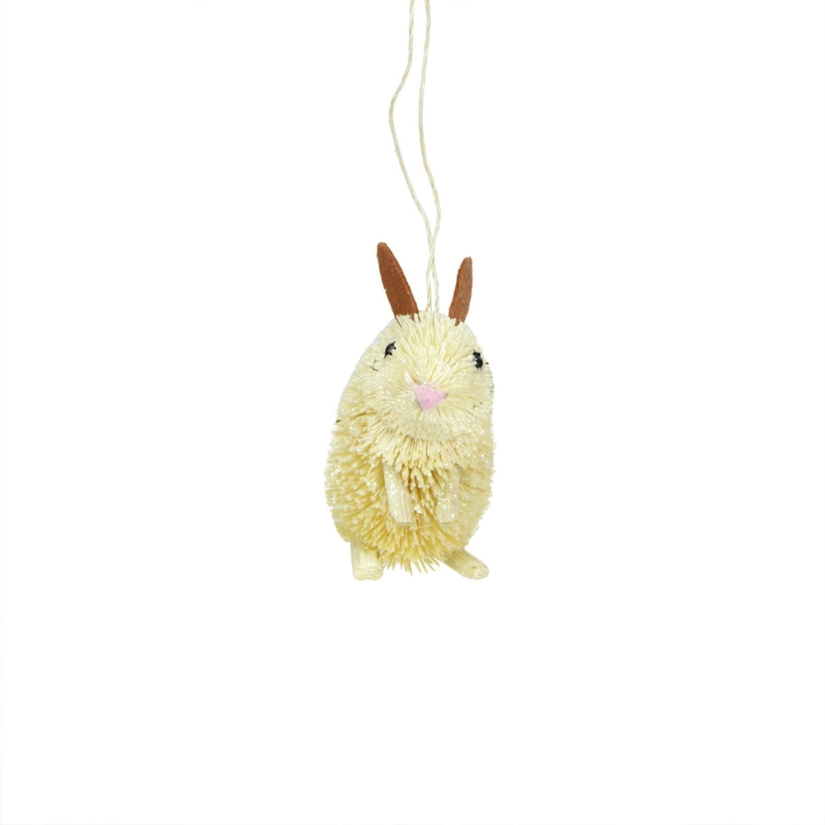 31421212 3 In. Storybook Garden Bristled Sandy Brown Bunny Rabbit Christmas Figure Ornament