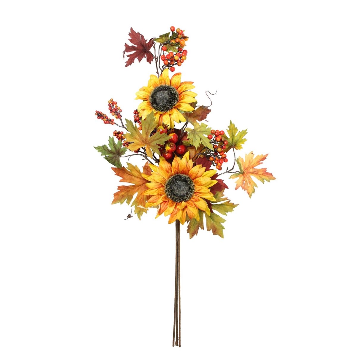 32627494 30 In. Fall Berry And Sunflower Bundle Spray