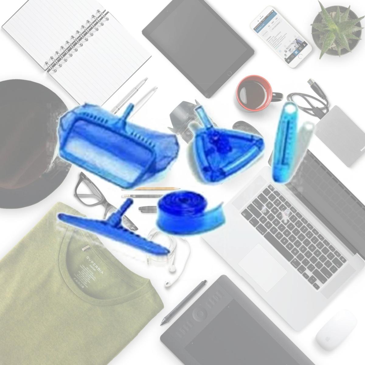 Picture of Swim Central 31071666 6 - Piece Hydrotools Swimming Pool Cleaning Maintenance & Test Kit