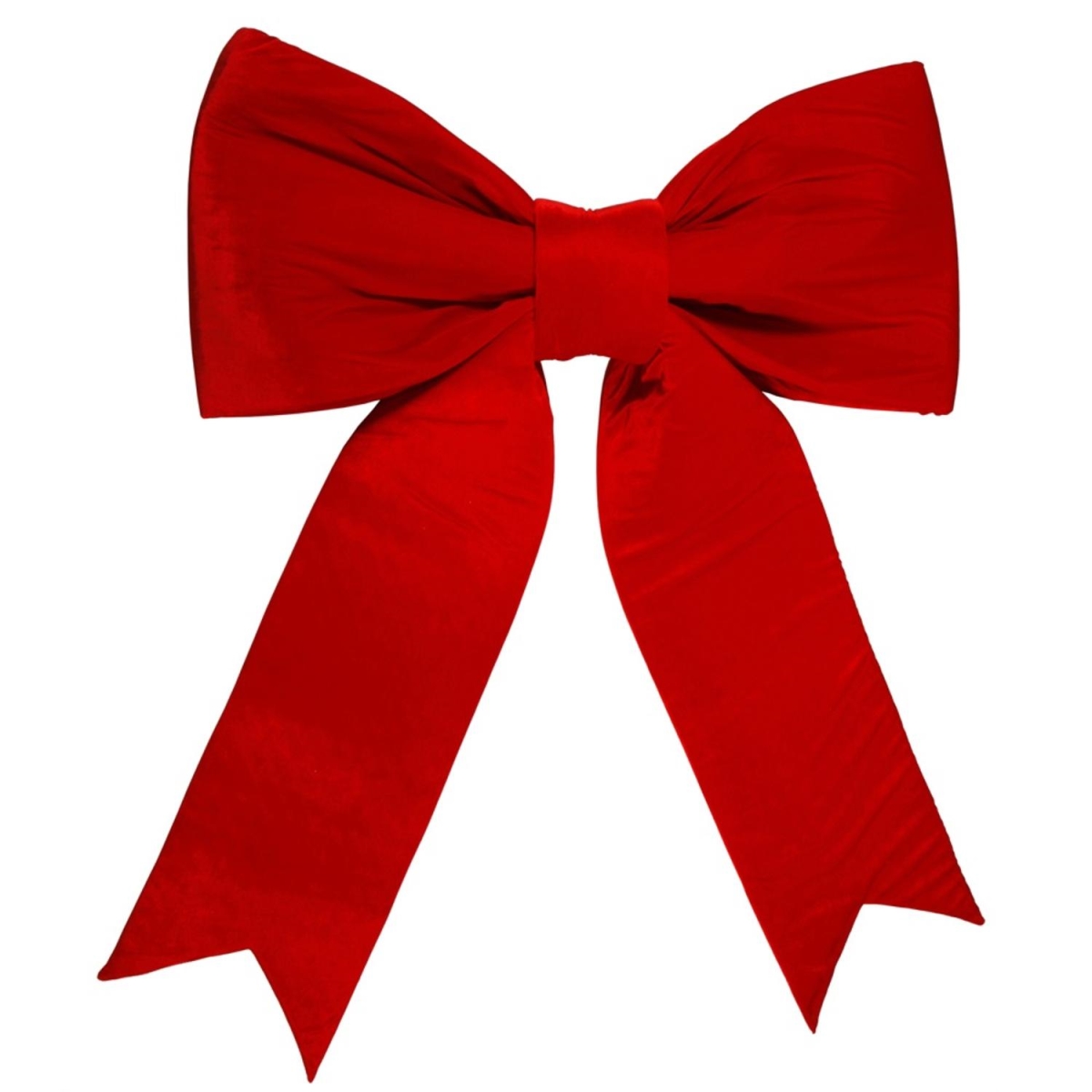 31739602 34 X 48 In. Commercial 2-loop Red Velveteen Christmas Bow Decoration