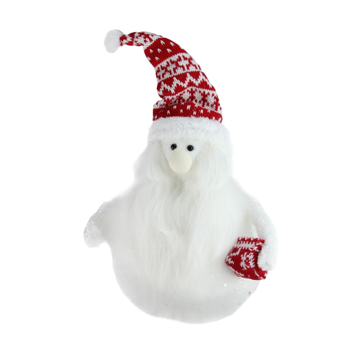 32638539 9.25 In. Red & White In. Nordic Noah In. Santa Gnome Christmas Decoration
