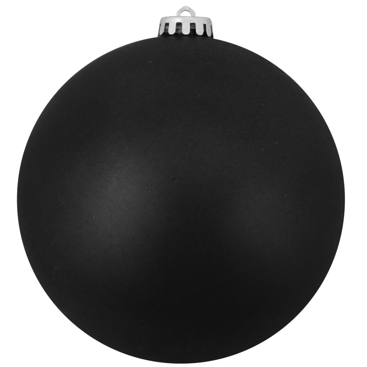 32911612 10 In. Matte Commercial Shatterproof Christmas Ball Ornament, Jet Black