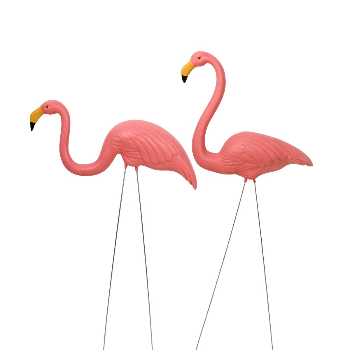 33396126 Flamingo Outdoor Lawn Stakes, Tropical Pink - Set Of 2
