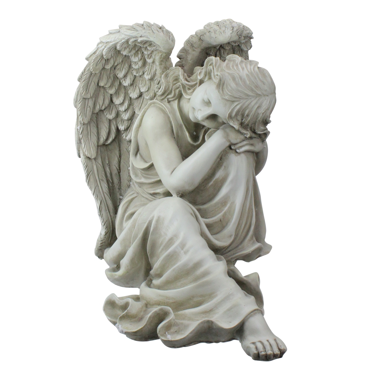 33377769 19 In. Peaceful Resting Angel Outdoor Garden Statue