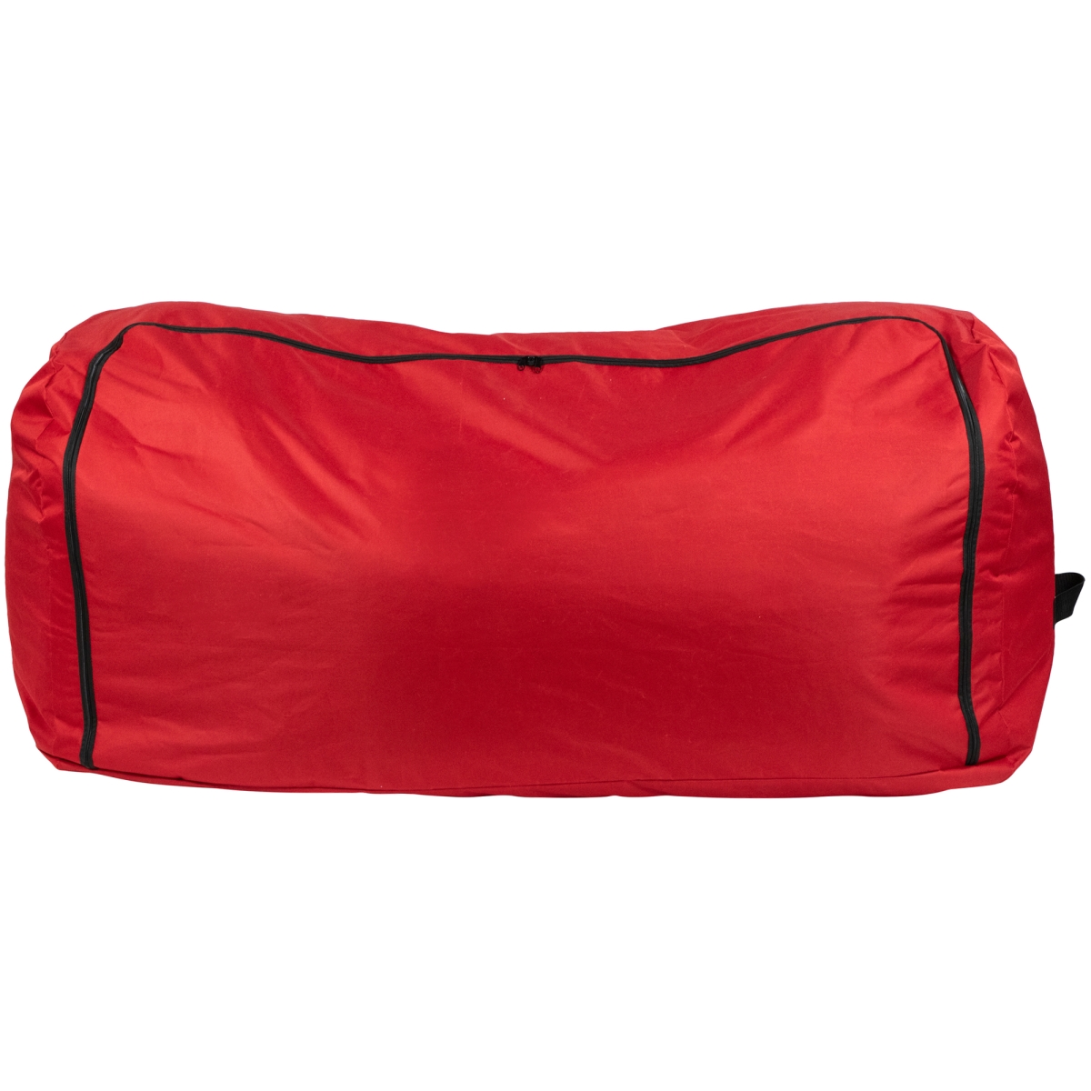 35687963 57 in. Artificial Christmas Tree Rolling Storage Bag for Trees, Red - Up to 9 ft.