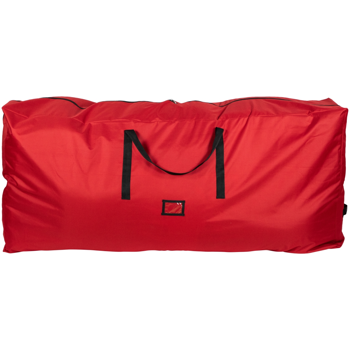 35687964 65 in. Artificial Christmas Tree Storage Bag, Red & Black