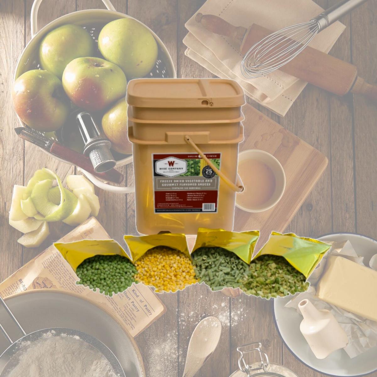 Picture of Guardian Survival Gear FSV120 120 Serving Wise Vegetable Buckets