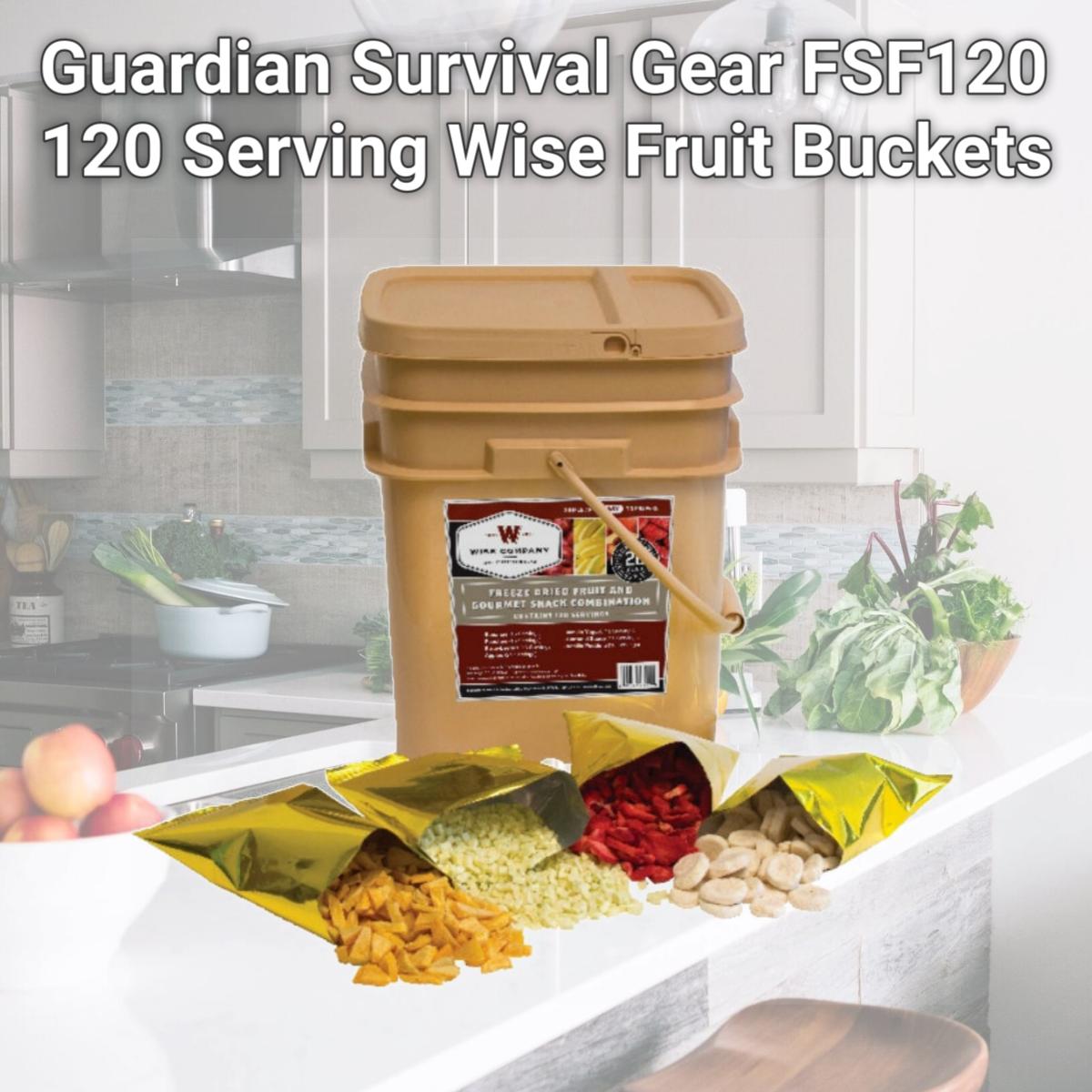 Picture of Guardian Survival Gear FSF120 120 Serving Wise Fruit Buckets