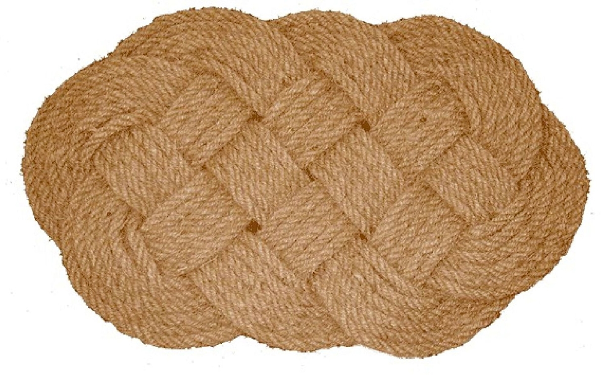 G004 Lvrs Knot 20 X 30 In. Lovers Knot Nat Oval