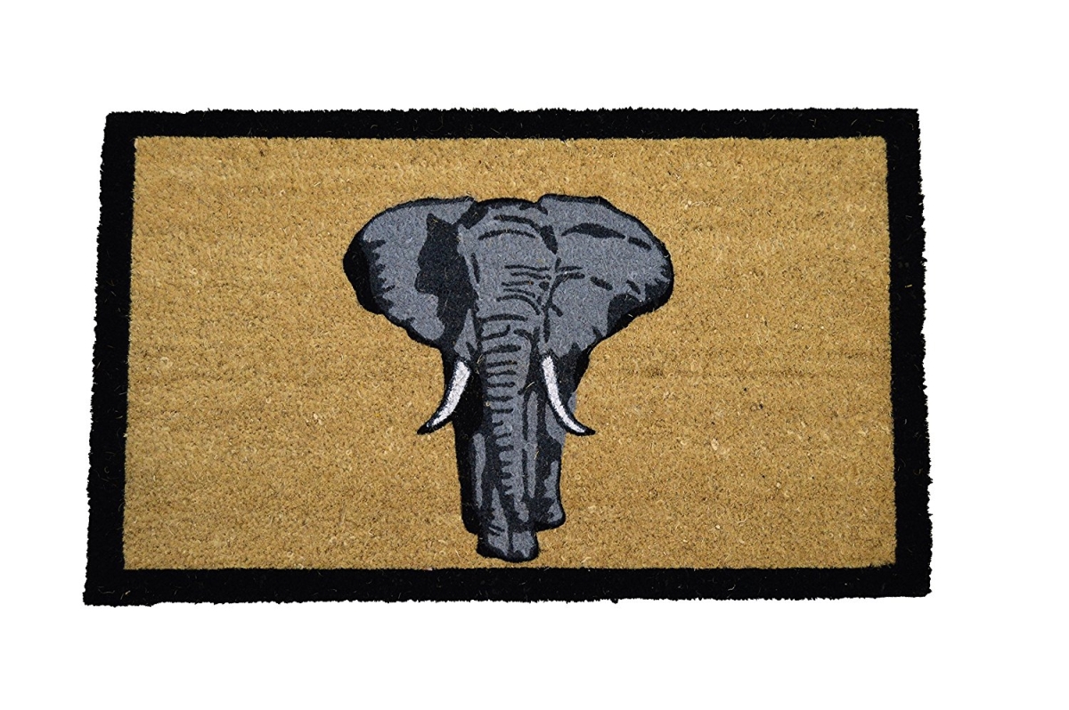 G390 18 X 30 In. Pvc Bleach Elephant Entry Way Doormat