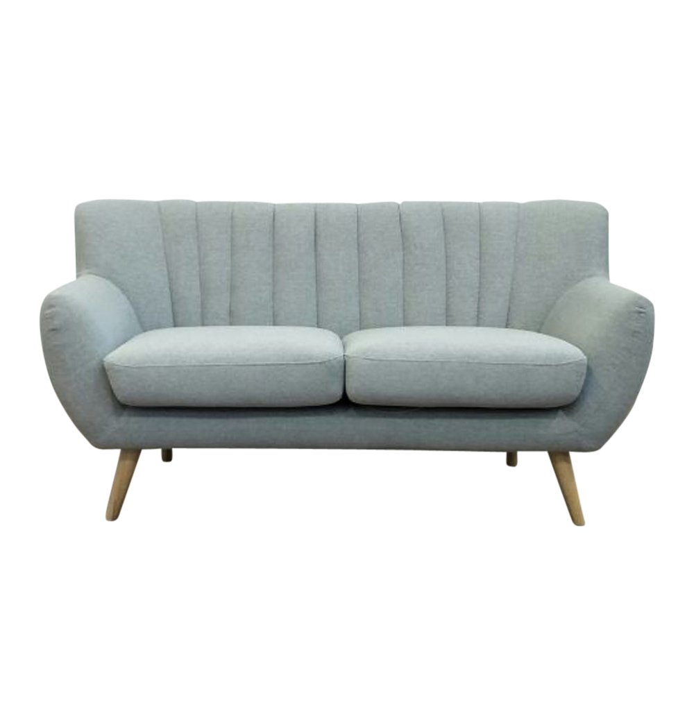 Lydia2s-he512-10-ltgrey Lilly 2-seater Sofa - Light Grey