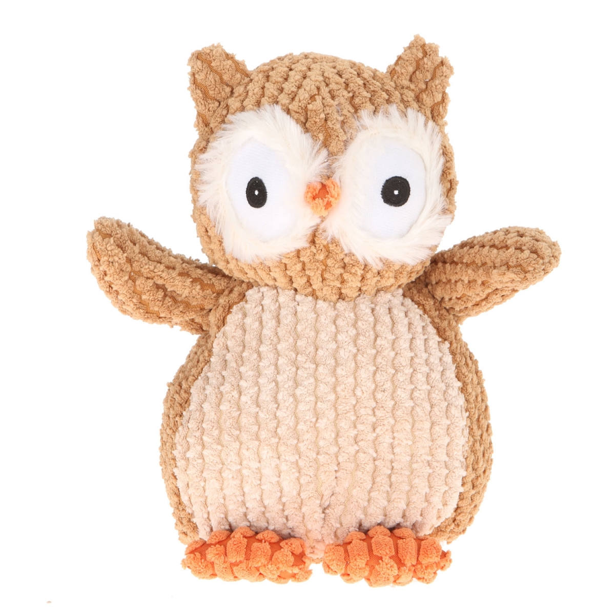 A08046 9 In. Nice N Knitted Owl - Brown